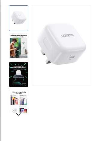 iPhone Charger Type C PD 20W Fast
